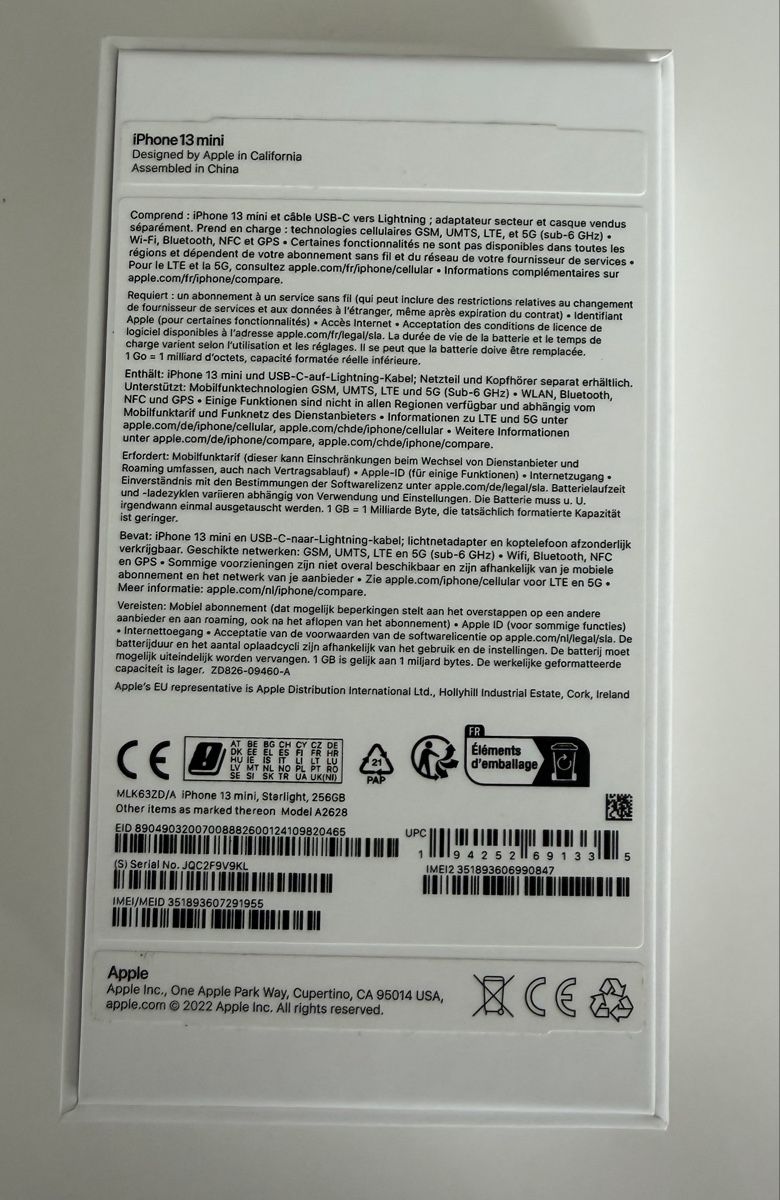 Apple Handys / Smartphones: iPhone 13 Mini – Gebraucht aus Siselen BE von Sieber5 3