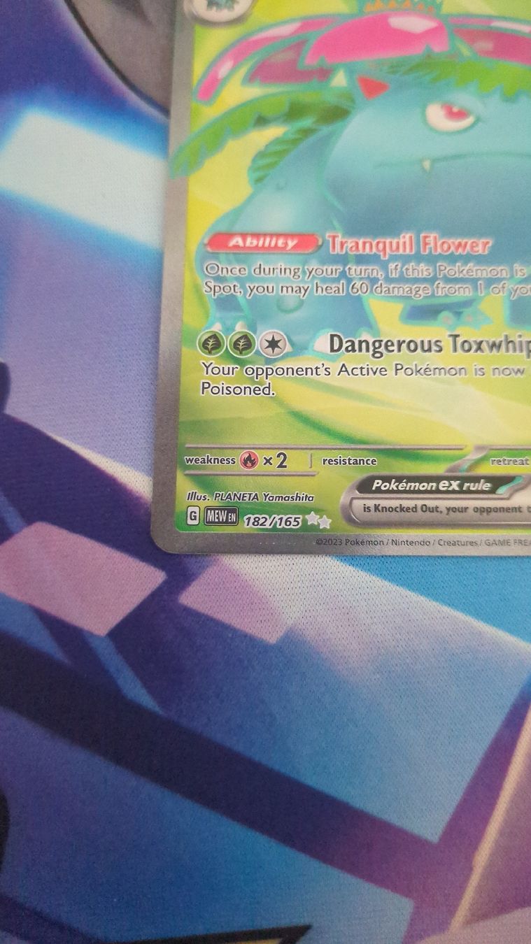 Pokémon Carte collezionabili: Carte Venusaur ex - Pokemon 151 – Usato da Genève venduto da ims1 4
