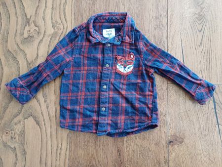 Flanellhemd Fuchs Gr. 80 Babyclub