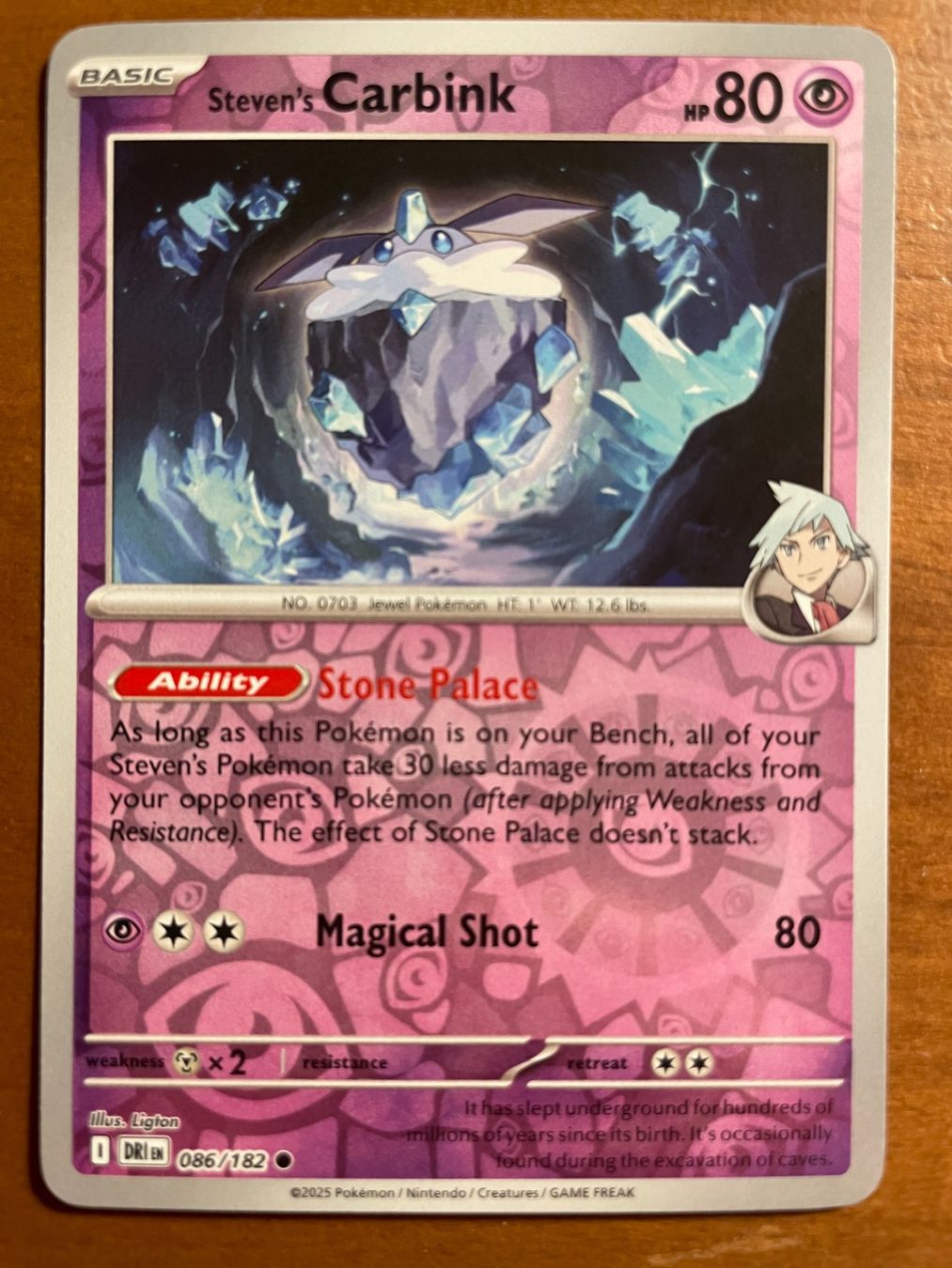 Pokémon Cartes à collectionner: Pokemon Steven's Carbink Reverse (Versand gratis) – Neuf (Voir description) à Chur par Angerson