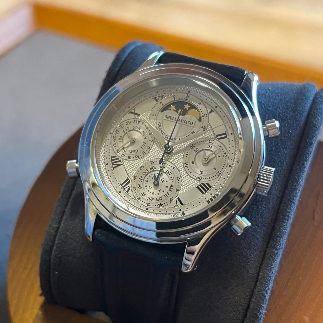 Orologi: Shellman Grand Complication Classique Quartz 6771-H32167TA – Usato da Carouge GE venduto da Watchaser 2