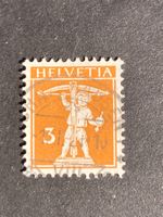 Schweiz 1921 Tellknabe 3Rp Vollstempel SCHAFFHAUSEN 1.I.21