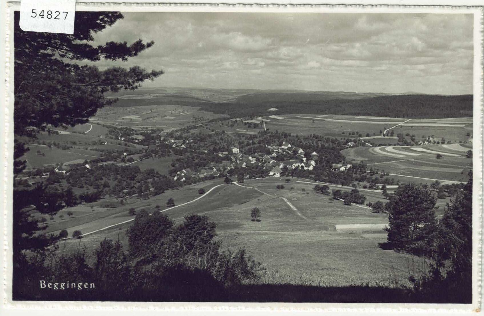 Cartoline postali: Beggingen - Generalansicht – Usato da Ettingen venduto da Kartenplanet
