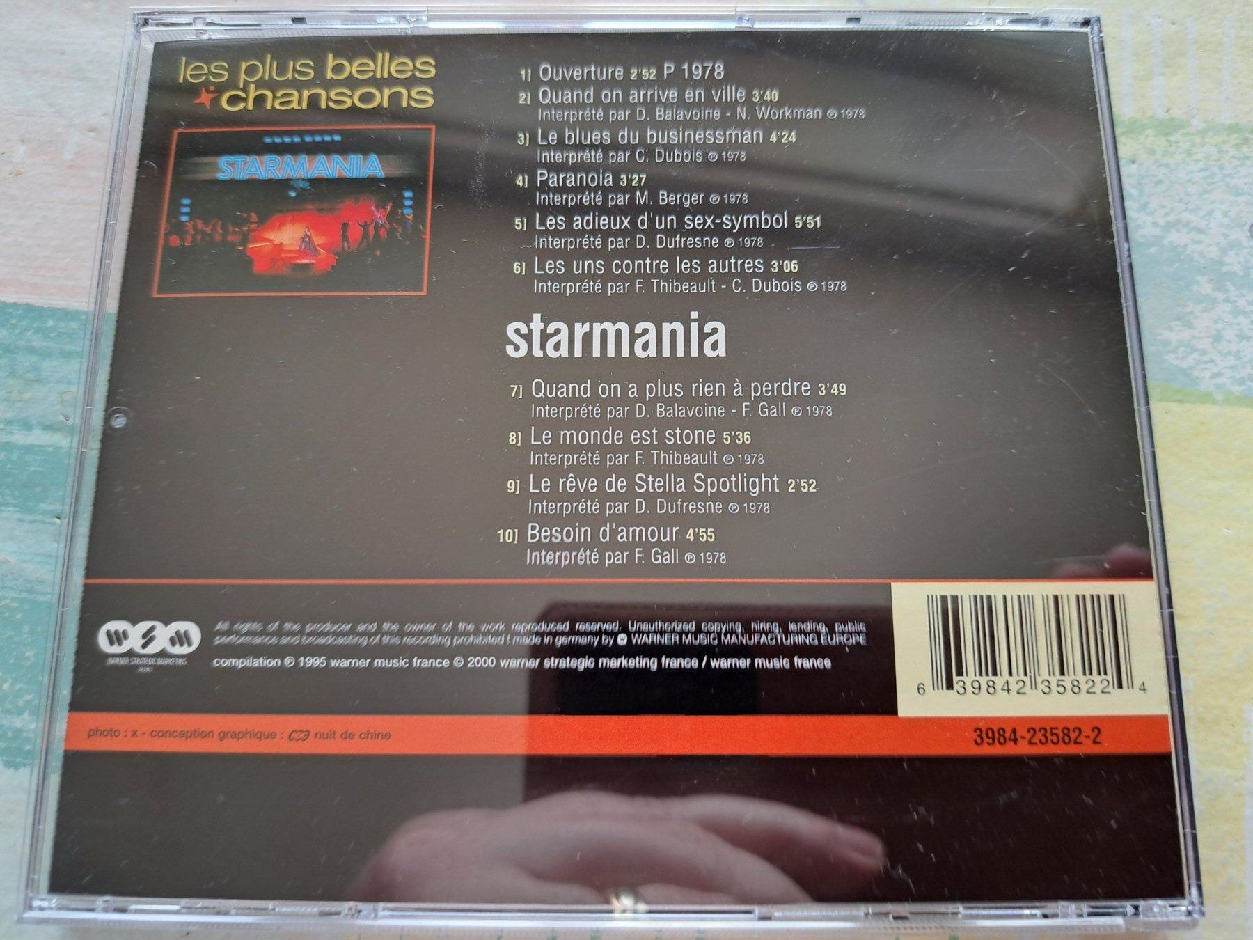 CDs: Cd Les plus belles chansons de Starmania – D'occasion à Pully par bro_n52j 1
