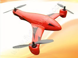 GFK Triclops - Tricopter 560 x 580mm - ARF-Bausatz