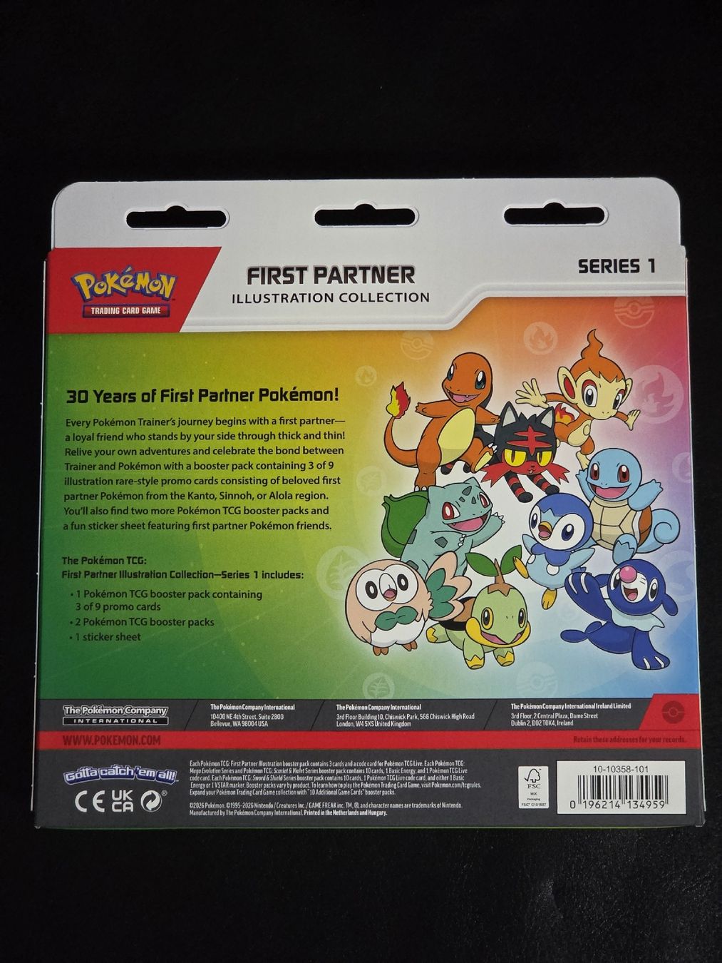 Pokémon Carte collezionabili: POKÉMON FIRST PARTNER ILLUSTRATION COLLECTION [1, ENG] – Nuovo e nell'imballaggio originale da Bellinzona venduto da egemon 1