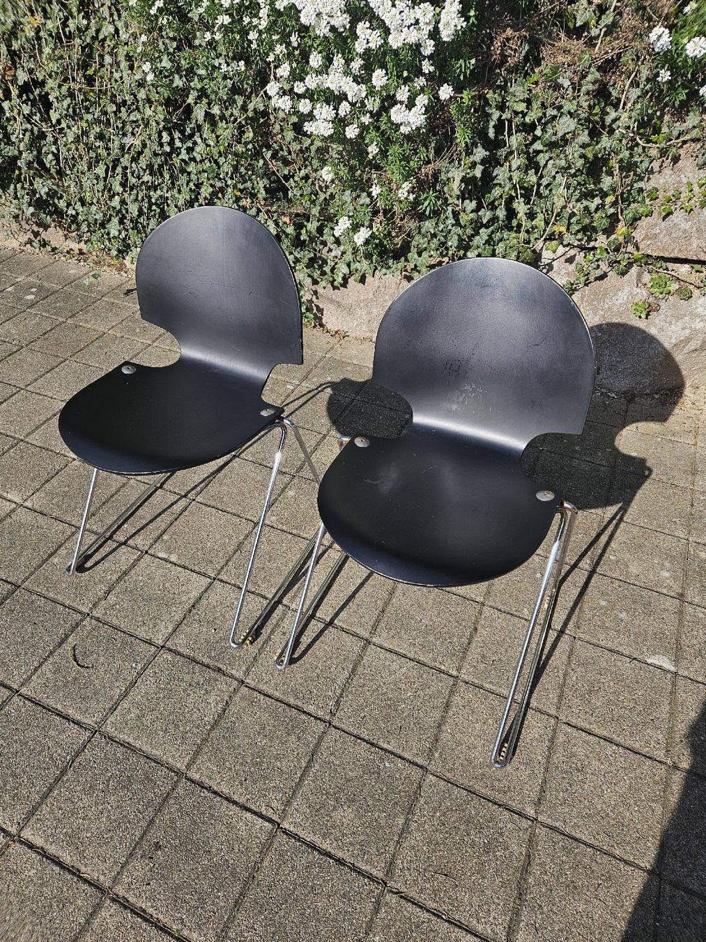 Fritz Hansen Stühle: Fritz Hansen Stühle 2 Stk, schwarz, Designklassiker – Gebraucht aus Brittnau von Lexmark77