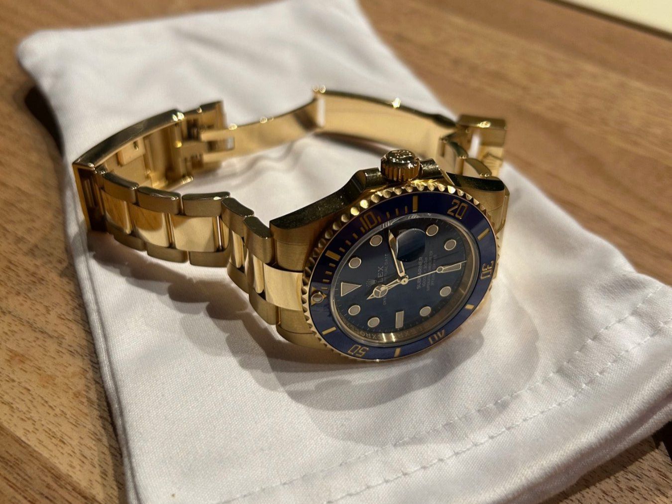 Rolex Orologi: Rolex Submariner Gold - Blaues Ziffernblatt – Nuovo (secondo la descrizione) da Elgg venduto da SebastianHuber 3