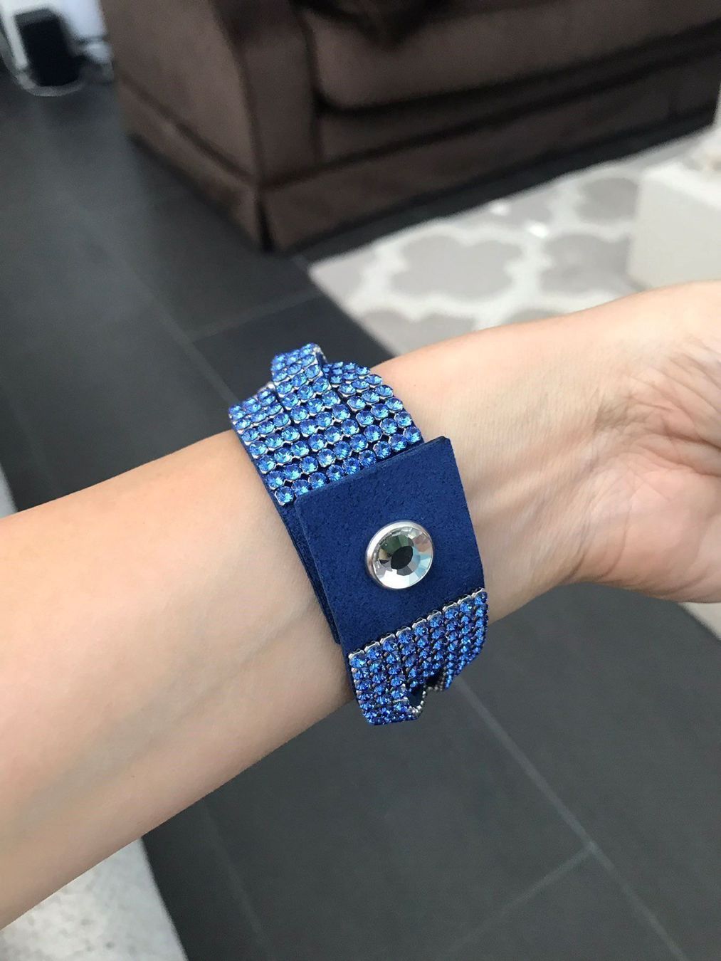 Bracelets: Wunderschöne Armband -Swarovski Steine – Neuf (Voir description) à Winkel par Glamour4You 3