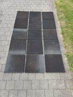 Fallschutzmatten Bodenplatten Gummi 15 Stk.