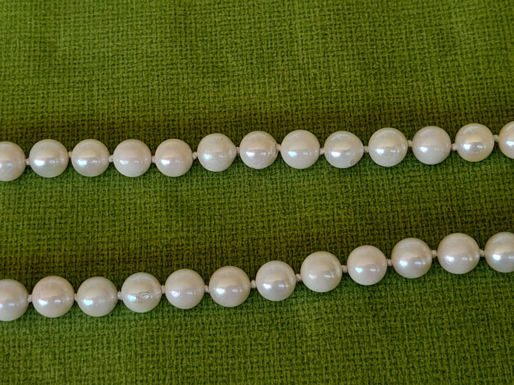 Catenine: Perlenkette mit Goldverschluss 14 K – Usato da Aeschi b.Spiez venduto da 52__yhr6 6