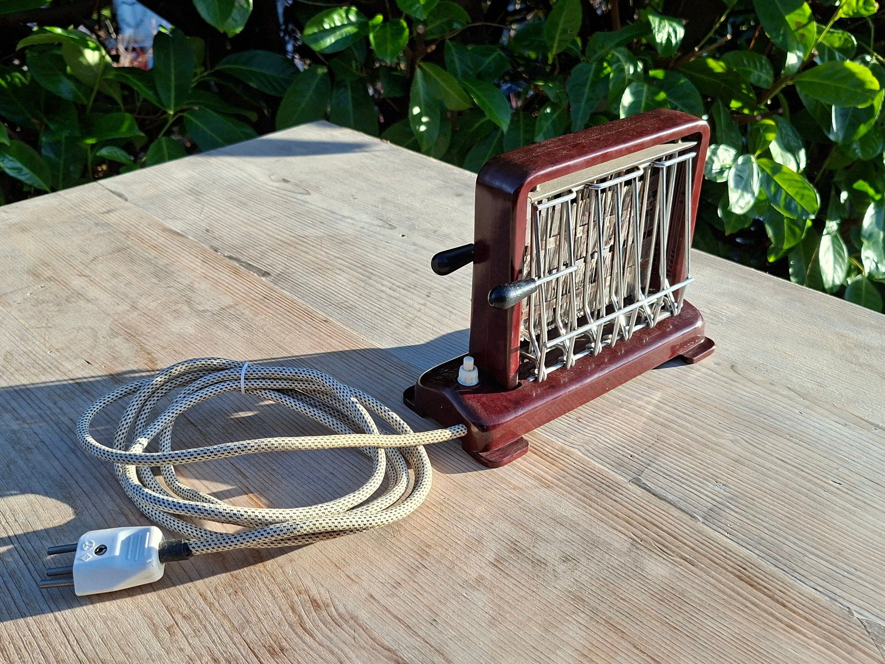 Elettrodomestici da cucina: cooler antiker Toaster CALMO von D.Kirchhoff Zürich Bakalit – Difettoso da Brunnenthal venduto da Strahler67 8
