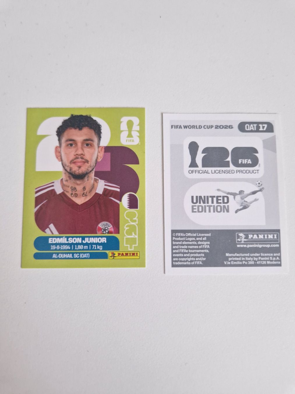 Panini Cartes à collectionner: Panini Sticker QAT17 – Neuf (Voir description) à Stüsslingen par white_angel86