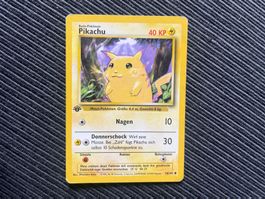 Pokemon Pikachu 1. Edition non holo Base Set