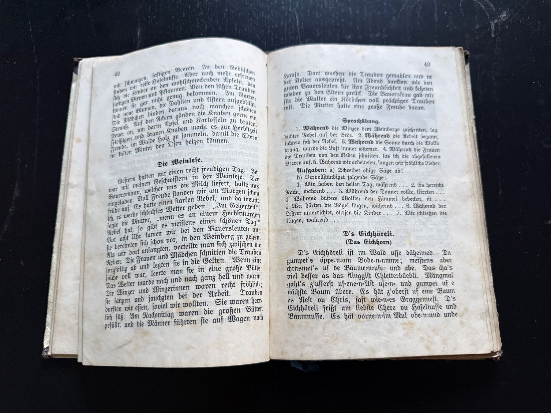 Livres: Lehrbuch Glarus 1908 Das Buch der dritten Klasse Schulbuch – D'occasion à Erstfeld par Uhu1980 5