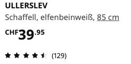 IKEA ULLERSLEV Schaffell gut aktueller Neupreis CHF 39.95 (Gebraucht) in  Zrich fr CHF 26.9  mit Lieferung auf Ricardo kaufen