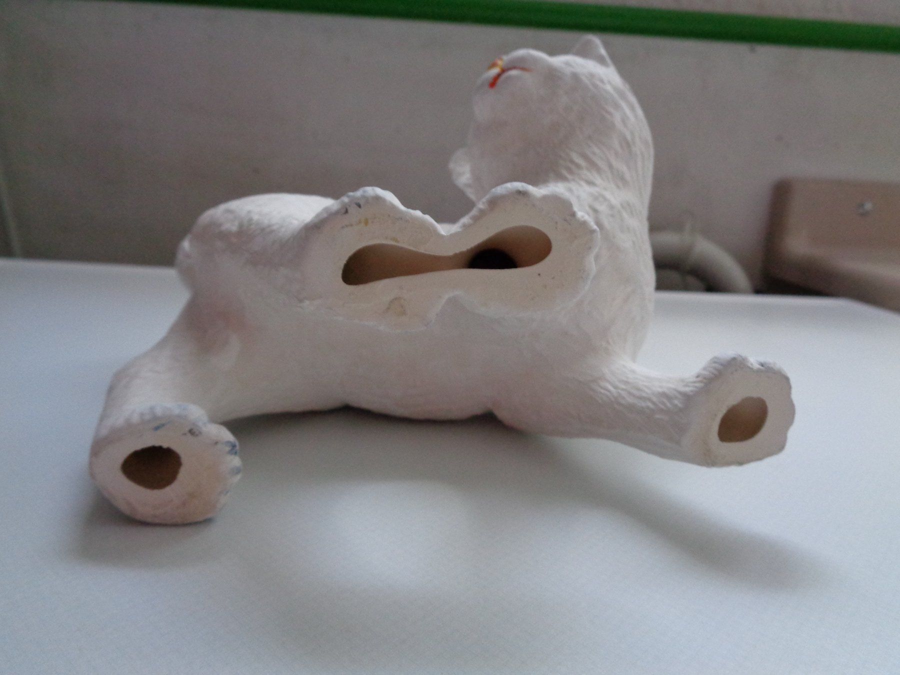 Statuette: Katze aus Keramik, weiss – Usato da Wiesendangen venduto da Gullfoss 5