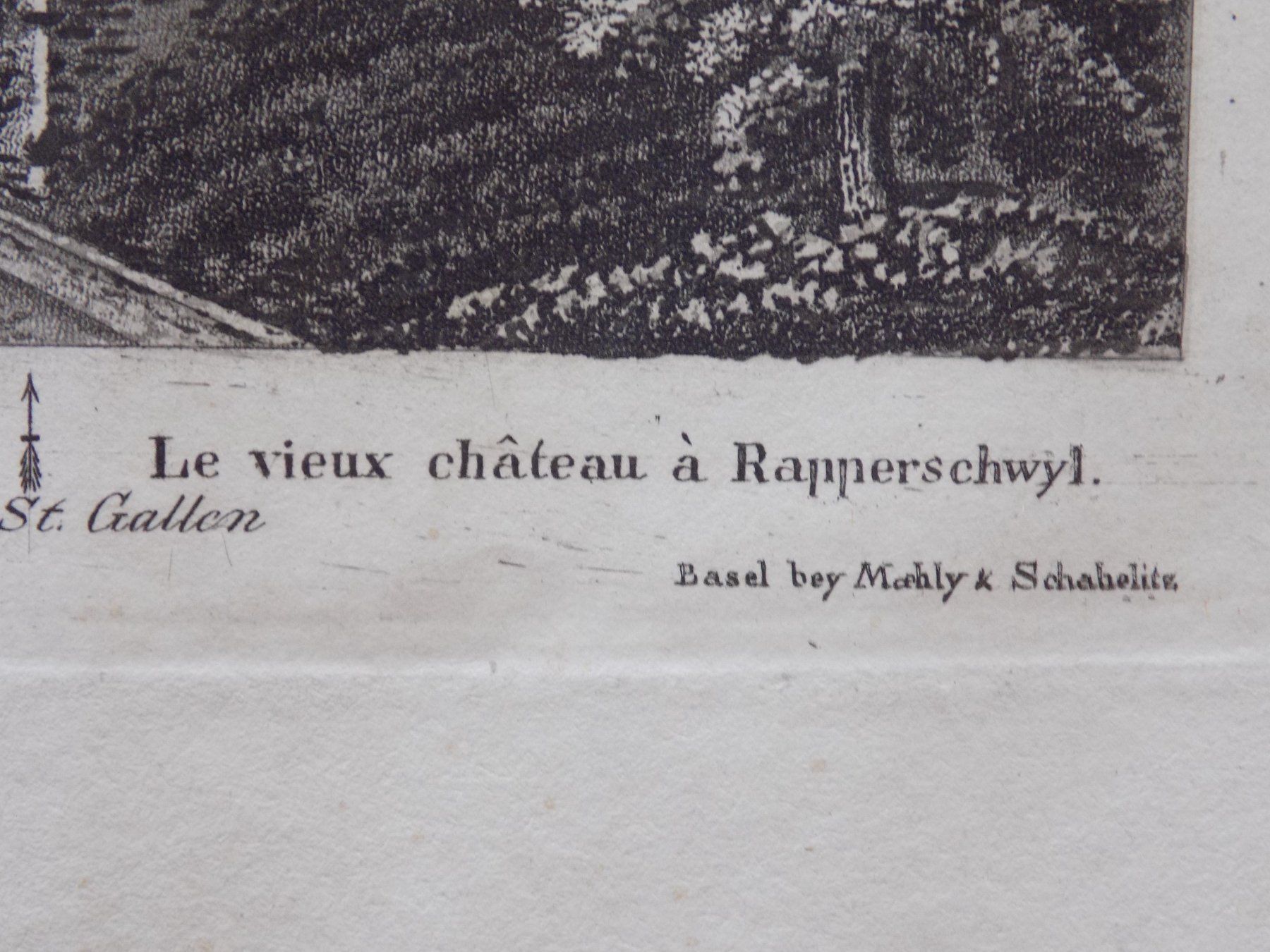 Incisioni: Schloss Rapperswil – Usato da Risch venduto da Rischli15 3
