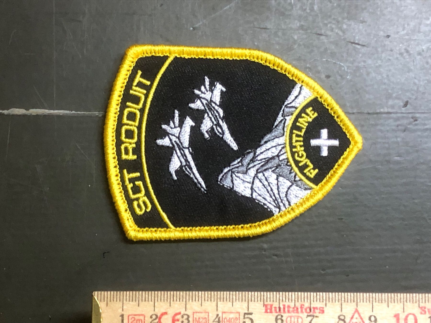 Schweizer Armee Placchette & Badge: Armee Luftwaffe Pilot Badge SCT RODUIT Patch FA -18 Hornet – Nuovo (secondo la descrizione) da Madiswil venduto da TEMISO 1