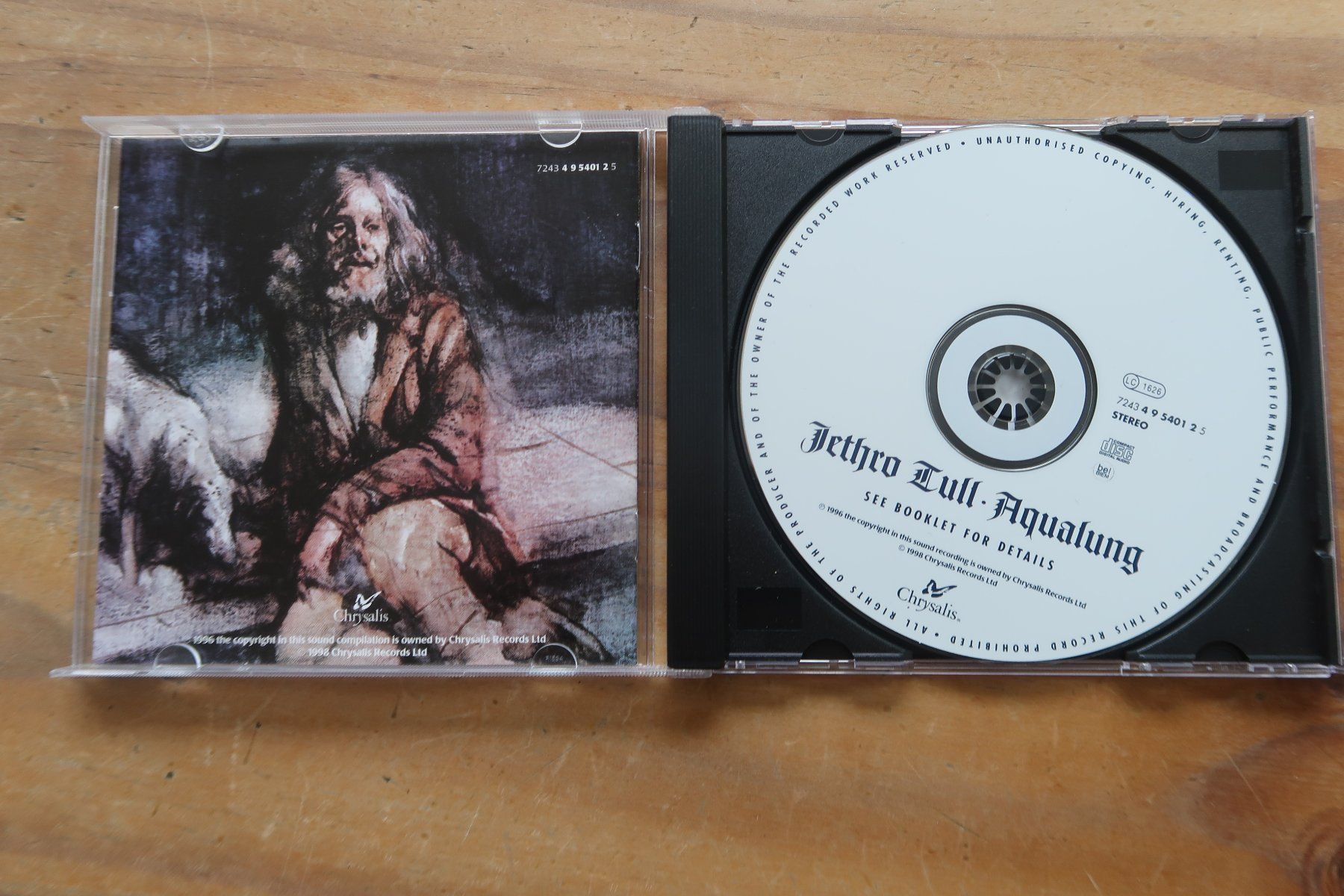 CD: JETHRO TULL - AQUALUNG - Bonus Tracks CD – Usato da Basel venduto da Patiscat 3