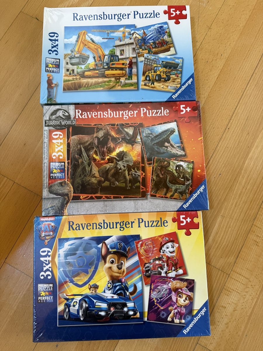 Ravensburger Puzzle: 3 puzzle neu ! – Nuovo e nell'imballaggio originale da Zürich venduto da mimi2013