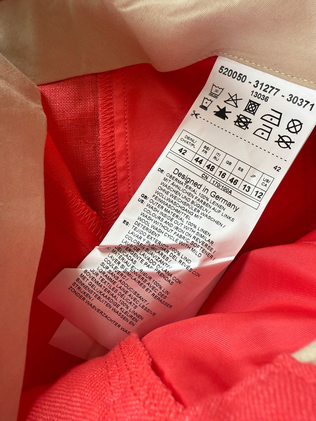 Gerry Weber Pantaloni: Neuware Gerry Weber Hose Gr. 42 Leinen – Nuovo e nell'imballaggio originale da Kirchdorf AG venduto da coco123 6