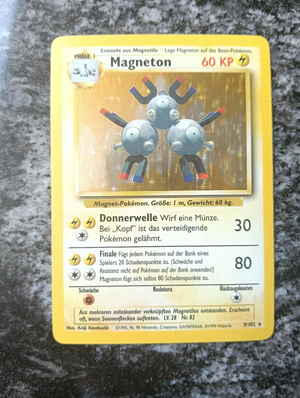 Pokémon Cartes à collectionner: Pokémon Base Set Holo Magneton  – D'occasion à LEUZIGEN par mic_sdh5