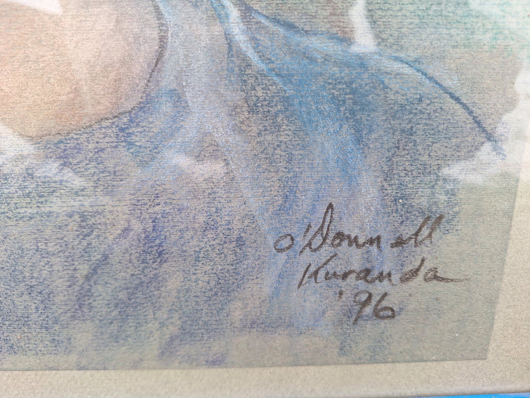 Gemälde: Portrait - Pastell - O'Donnall Kuranda 96 – Gebraucht aus Altstätten SG von GGsGameshop 3