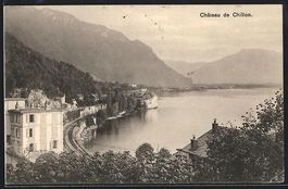 AK Chillon, Chateau de Chillon, 1907