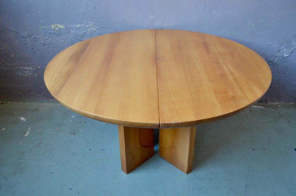Set di tavolo e panche: Ensemble en orme  Luigi Gorgoni Table et Chaises brutaliste – Usato da COLMAR venduto da Sophiebellelurette 7