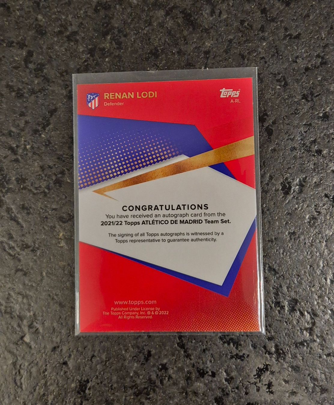 Topps Carte collezionabili: Renan Lodi Autogramm - Atletico Madrid - Topps – Nuovo (secondo la descrizione) da Burg AG venduto da Danoe 1