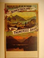 Plakat für Thunersee-Bahn, 1893
