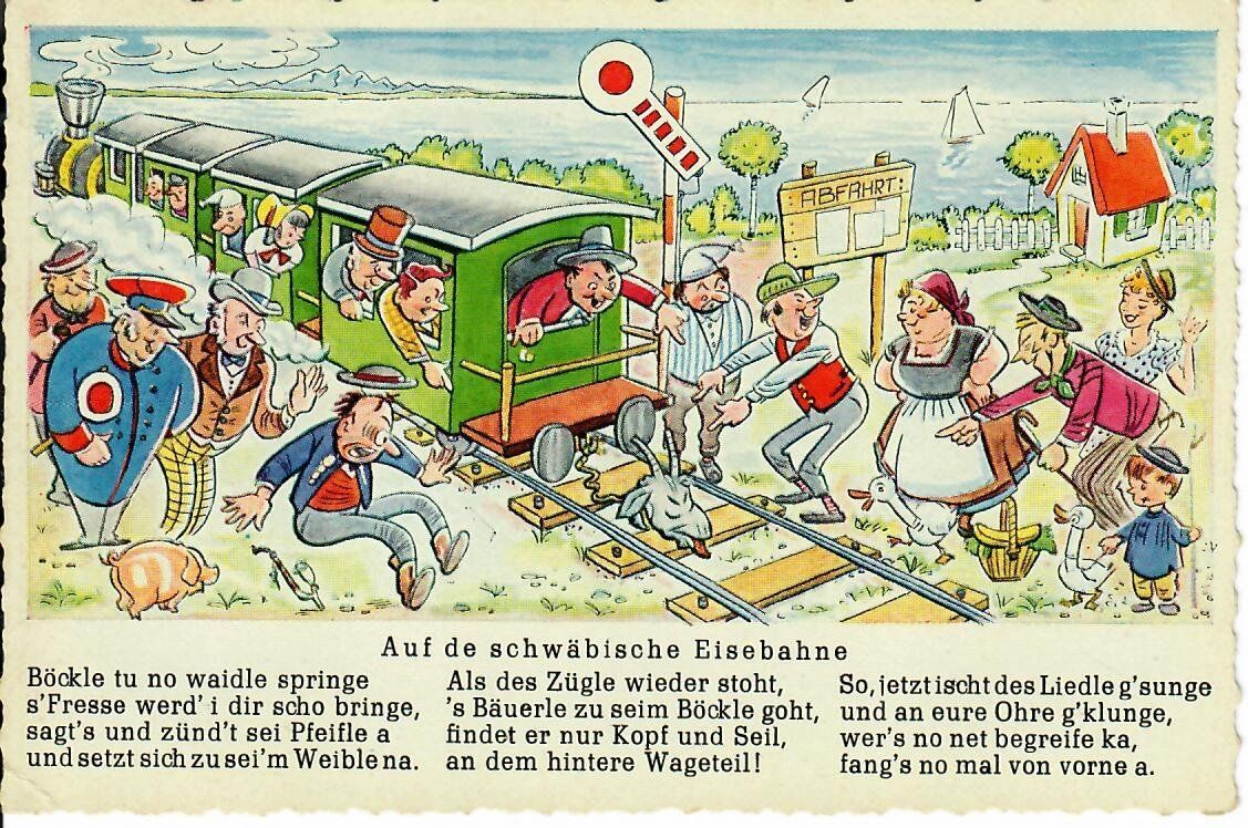 Ansichtskarten: schwäbsche Eisenbahn – Gebraucht aus Hochdorf von Ziegel-16