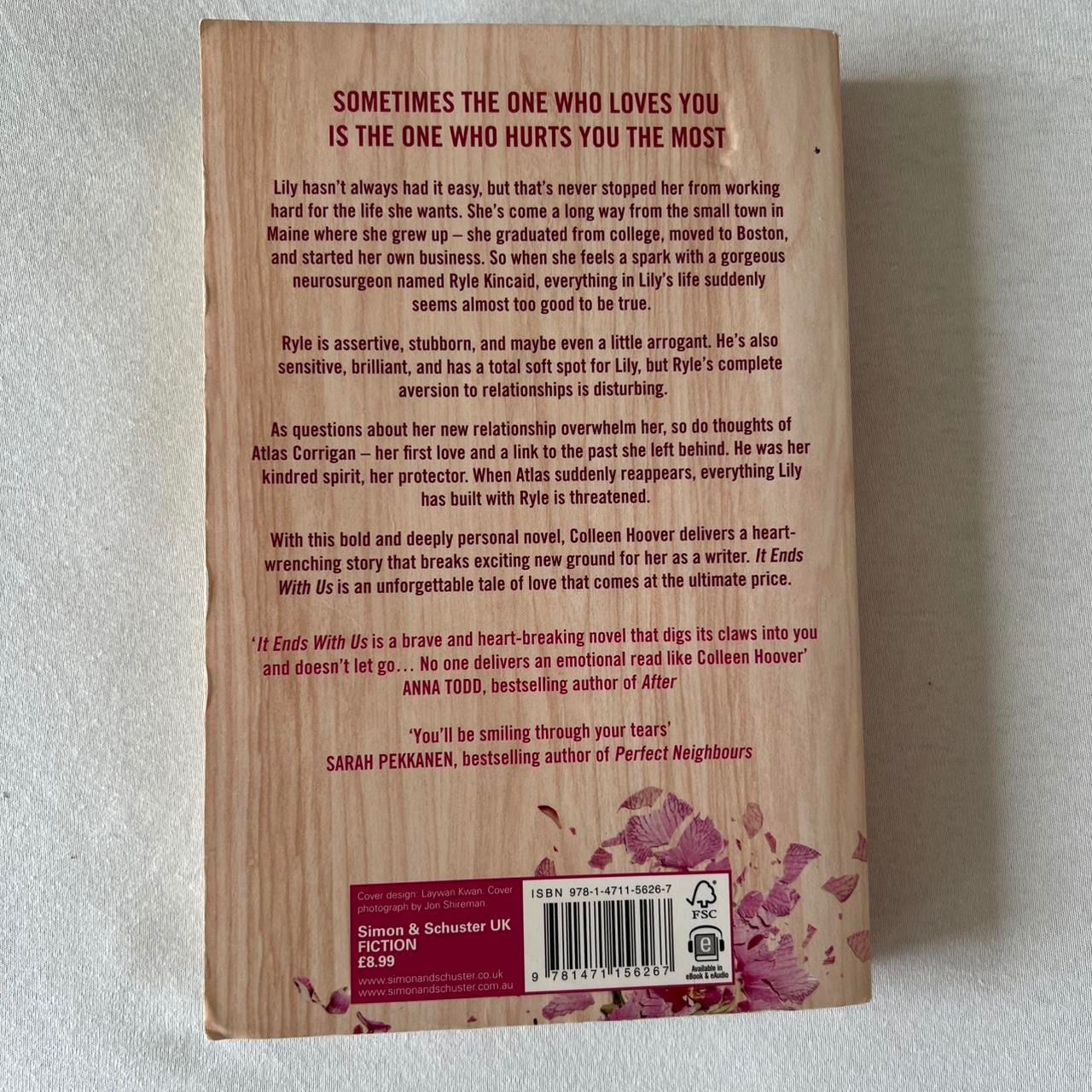Bücher: IT ENDS WITH US COLEEN HOOVER ENGLISCH – Gebraucht aus Stäfa von Schatztruhe05 1