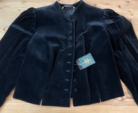 WENGER Samtjacke Trachtenjacke "KAPRUN" Schwarz Gr. 48 – NEU