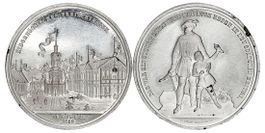 Schützenmedaille "Zürich" von 1859 (PB/SN, unzirkuliert)