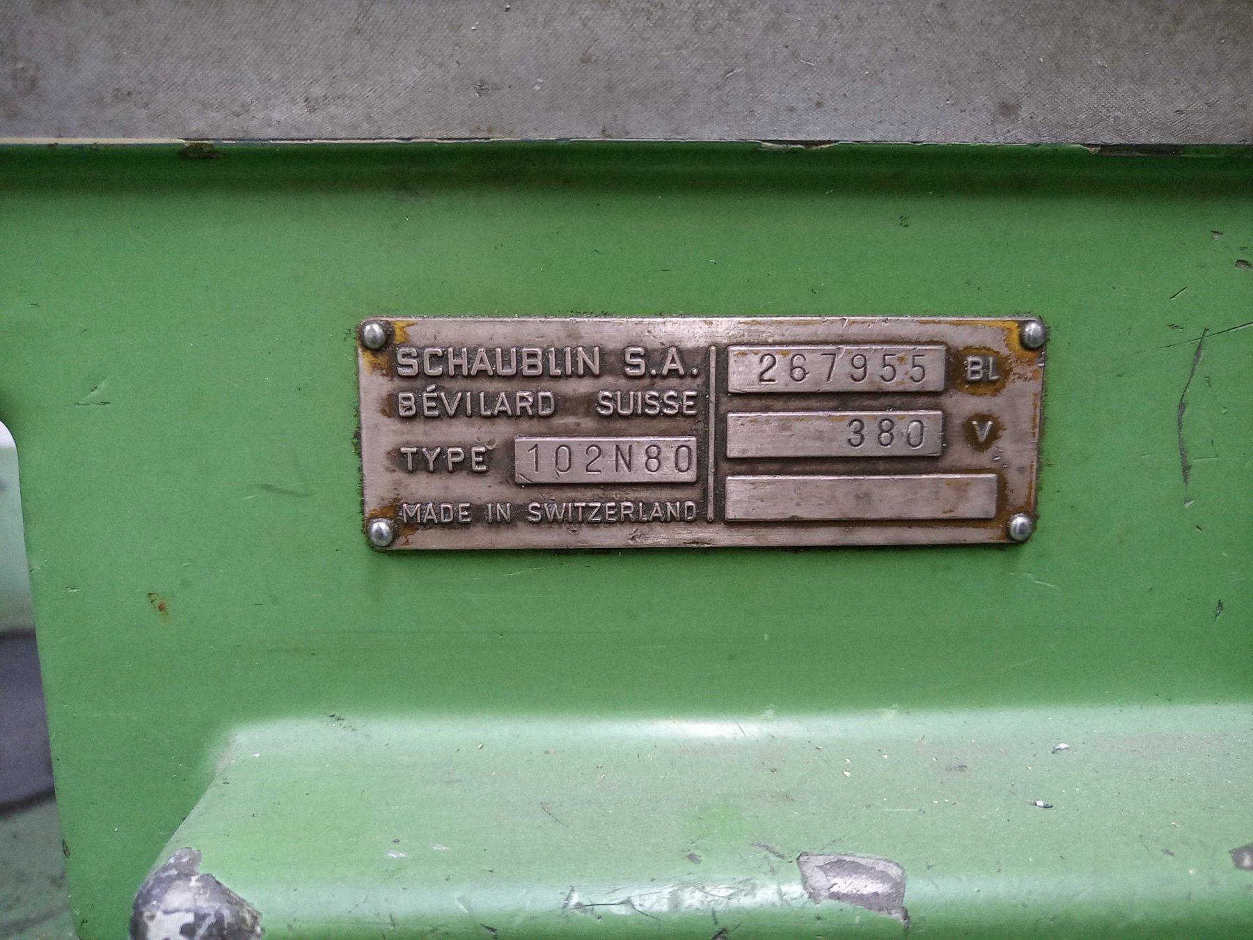Schaublin Toutes les machines: Schaublin 102N Drehbank – D'occasion à Burgdorf par Eliizz 1