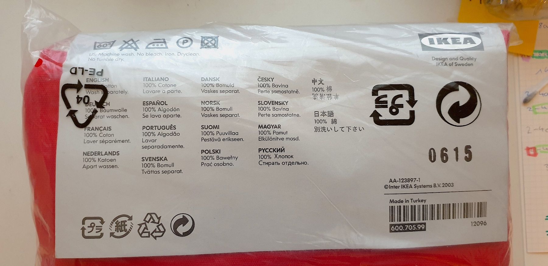 Tessuti: IKEA Klippan Bezug, rot, neu & originalverpackt – Nuovo e nell'imballaggio originale da Zürich venduto da veliero 3
