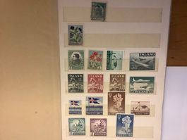 Kleines, feines Album Island und Irland, meist postfrisch