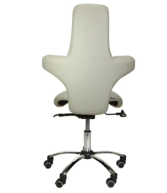 Sedie: Sattelsitz WEISS Multi-Rückenlehne mit Wippmechanik – Nuovo e nell'imballaggio originale da Schaffhausen venduto da Praxis-Nova 3