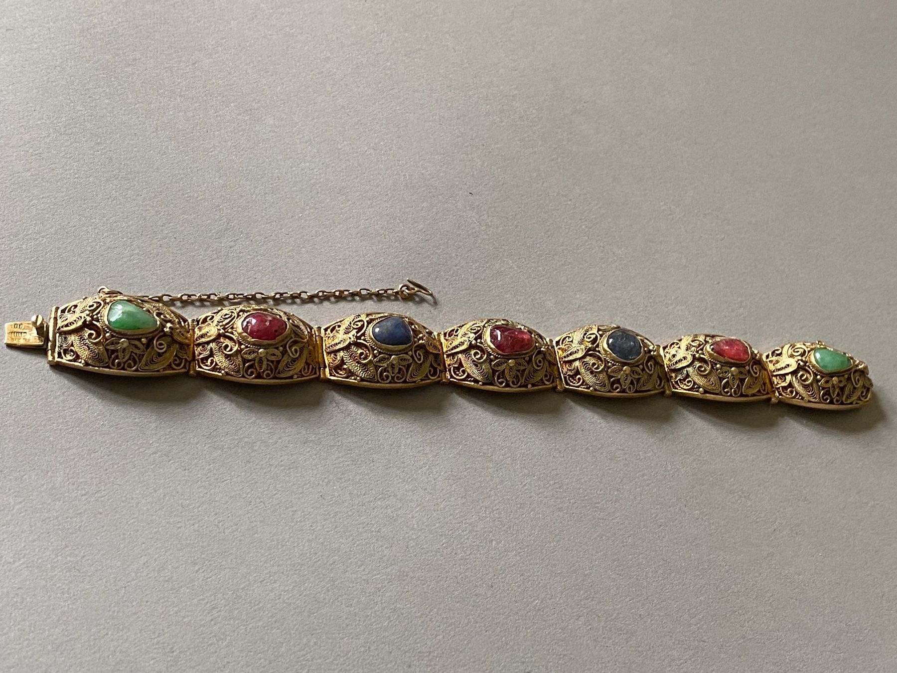 Bracciali & Braccialetti: CHINA / EDELSTEIN-ARMBAND – Nuovo (secondo la descrizione) da Basel venduto da shorthills_2013 7