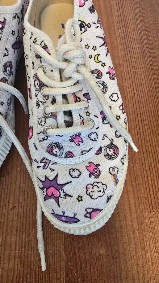 Scarpe per ragazze: Starter Turnschuhe mit Einhorn Muster, Grösse 34 – Usato da Meggen venduto da Scollection 1