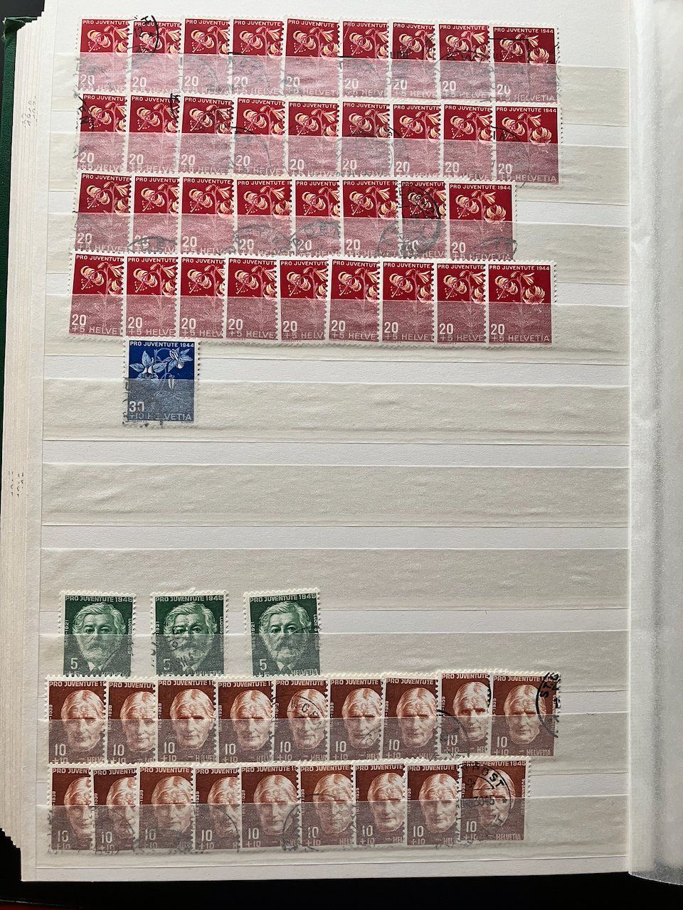 Tutti i francobolli: Pro Juventute Blumensammlung 1943-49 – Usato da Nesslau venduto da zueri6 2