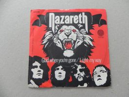 Single engl. Hardrock Rock Band Nazareth 1974 Glad that you