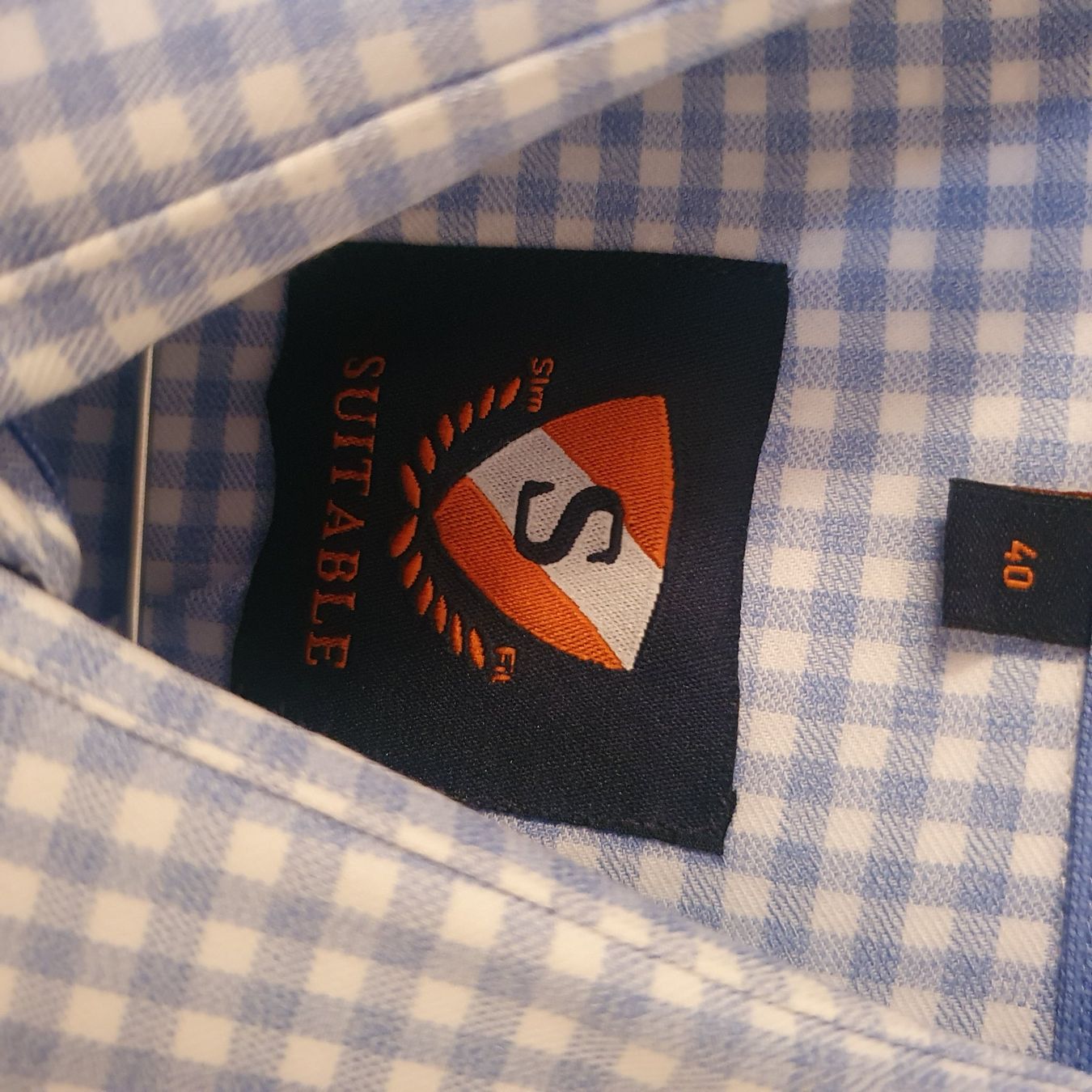 Camicie: Suitable Hemd Gr. 40 Hellblau/Weiss - Top Zustand! – Usato da Burgdorf venduto da Esada123 1