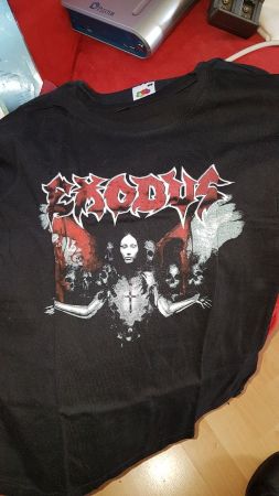 EXODUS GIRLIESHIRT GRÖSSE S  WIE NEU