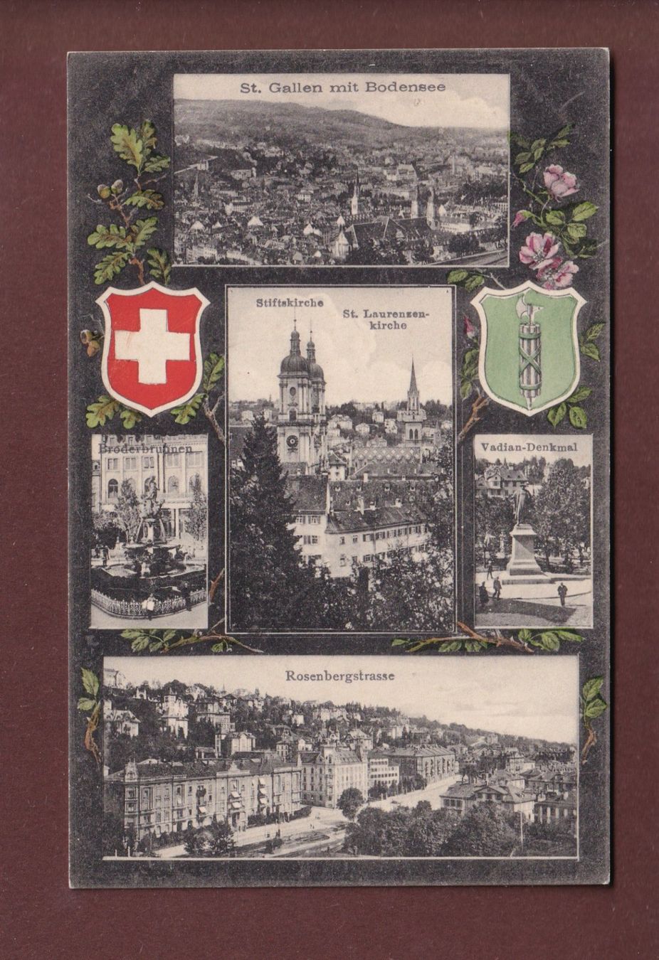 Ansichtskarten: ST. GALLEN - Multiblick – Gebraucht aus Pully von nicecards