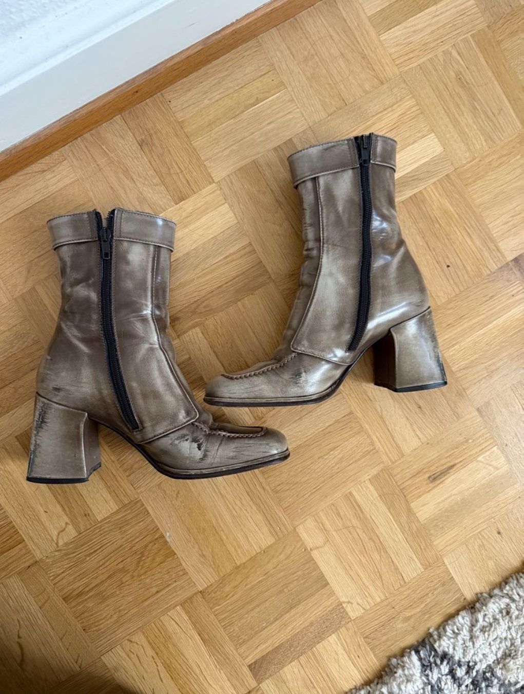 Damenschuhe: Vintage Leather Boots – Gebraucht aus Zürich von liv_e 5