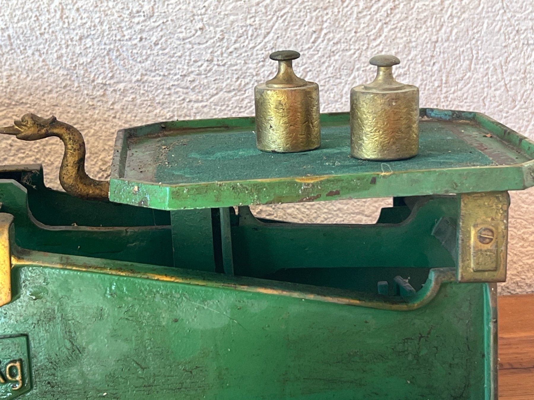 Bilance e pesi: Gut erhaltene schöne Marktwaage antik – Usato da Gränichen venduto da Paolosch 3