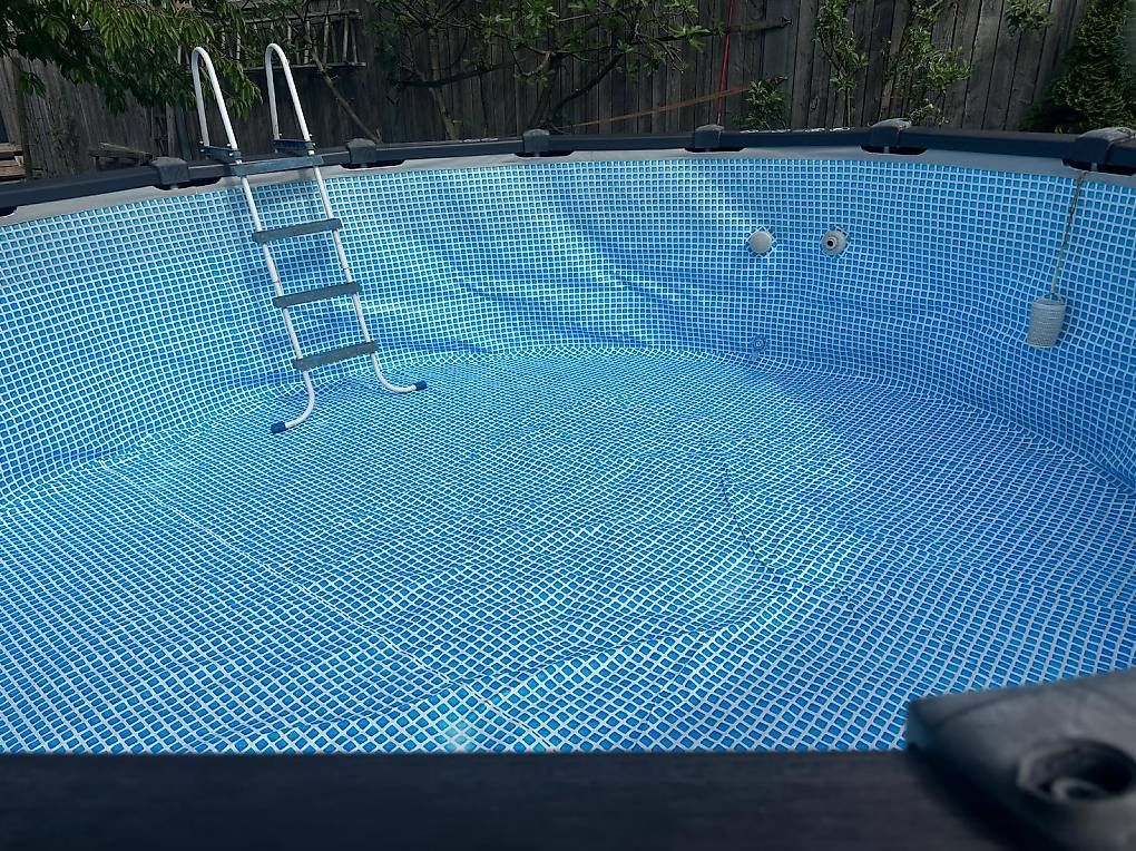 Piscine: Intex Pool Graphite Gray Panel 478 x 124 cm Rund – Usato da Dietikon venduto da MarcelBem 1
